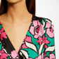 MORGAN - חולצה פרחונית לנשים בצבע טורקיז - MASHBIR//365 - 4
