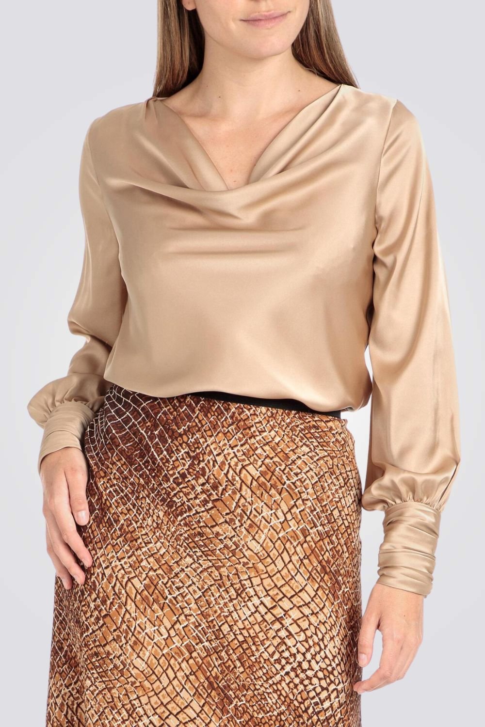 PUNT ROMA - חולצה חגיגית בצבע שמפניה - MASHBIR//365