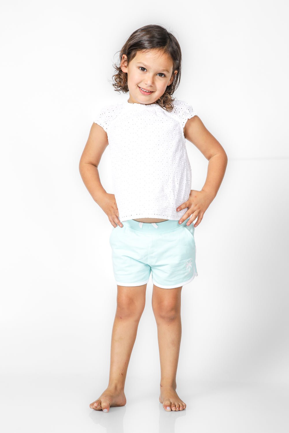 OKAIDI - חולצה חגיגית לילדות בצבע לבן - MASHBIR//365