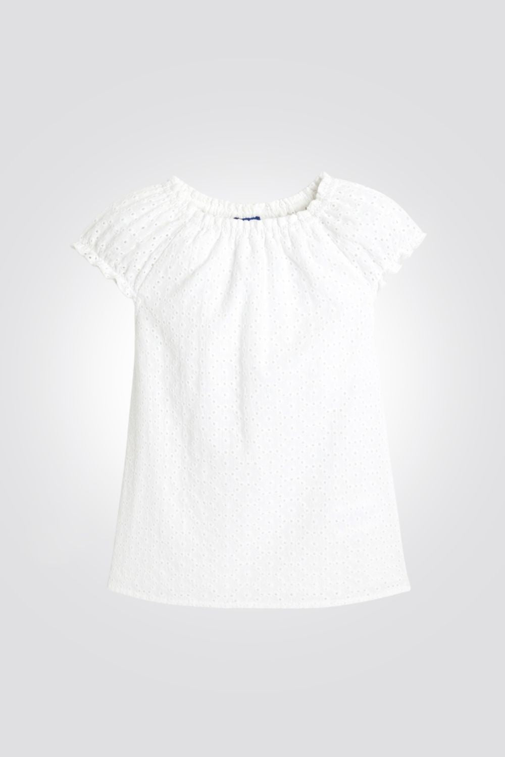 OKAIDI - חולצה חגיגית לילדות בצבע לבן - MASHBIR//365