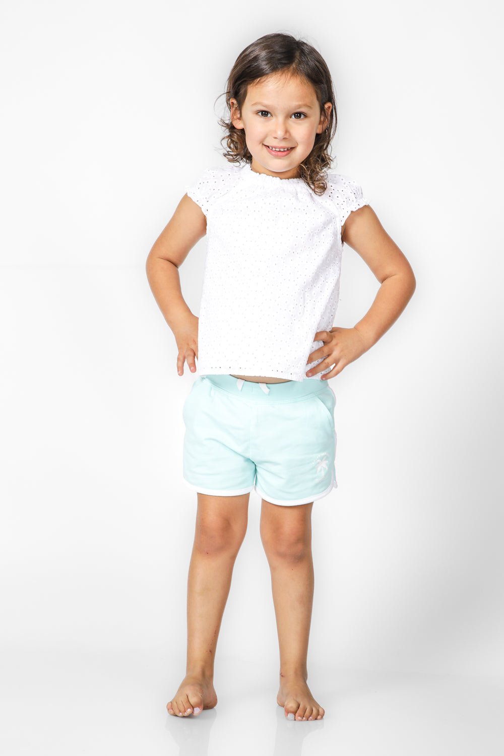 OKAIDI - חולצה חגיגית לילדות בצבע לבן - MASHBIR//365