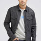 LEE - חולצה ג'ינס מכופתרת לגברים REGULAR WESTERN בצבע שחור פחם - MASHBIR//365 - 1