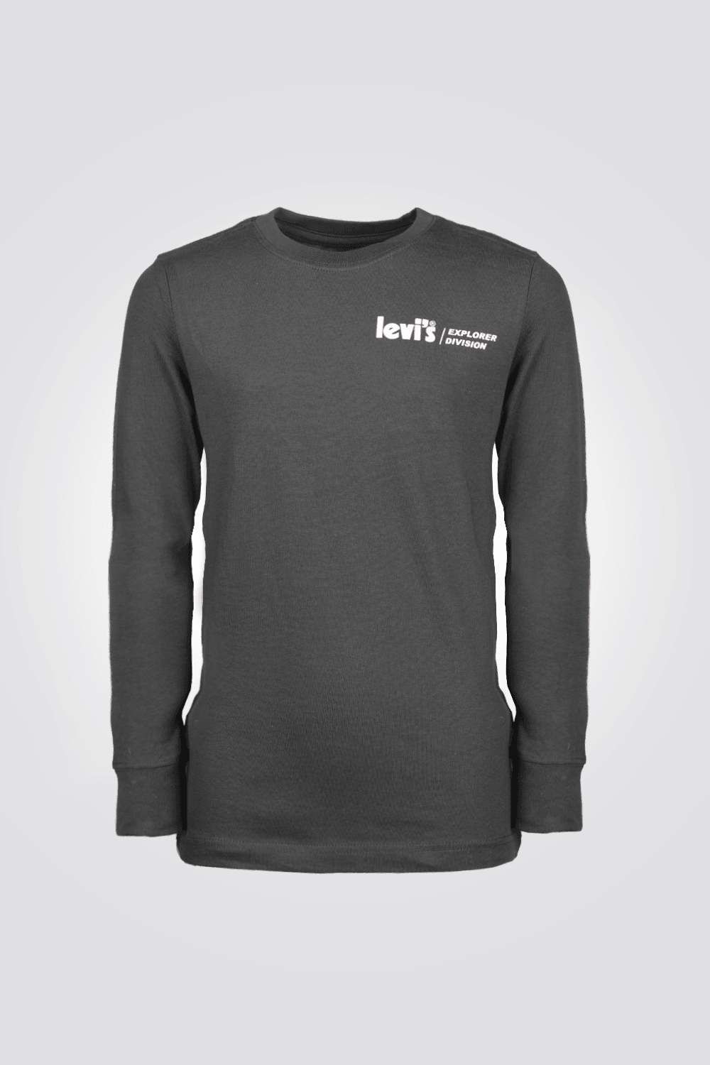 LEVI'S - חולצה הדפס לוגו ליוויס בצבע שחור לנערים - MASHBIR//365
