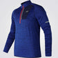 NEW BALANCE - חולצה חצי רוכסן בצבע כחול - MASHBIR//365 - 1