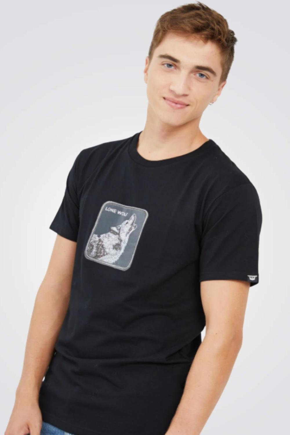 GOORIN - חולצה קצרה יוניסקס PAWSOME בצבע שחור - MASHBIR//365