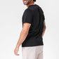 DELTA - חולצה קצרה צווארון וי CLASSIC FIT בצבע שחור - MASHBIR//365 - 2