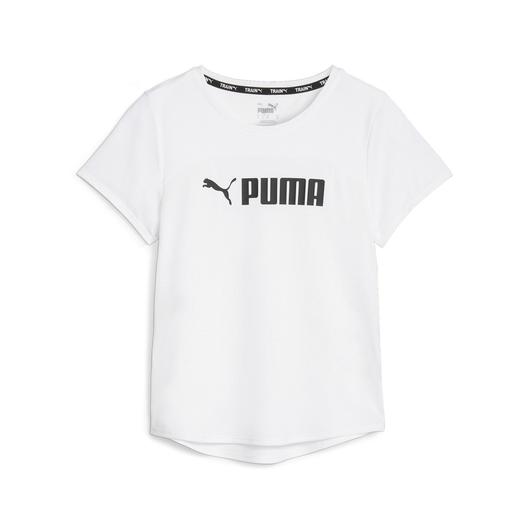 PUMA - חולצה לנשים PUMA FIT LOGO ULTRAB בצבע לבן - MASHBIR//365