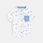 OBAIBI - חולצה מכופרת לילדים בצבע לבן - MASHBIR//365 - 3