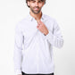 KENNETH COLE - חולצה מכופתרת צבע לבן עם נקודות - MASHBIR//365 - 2