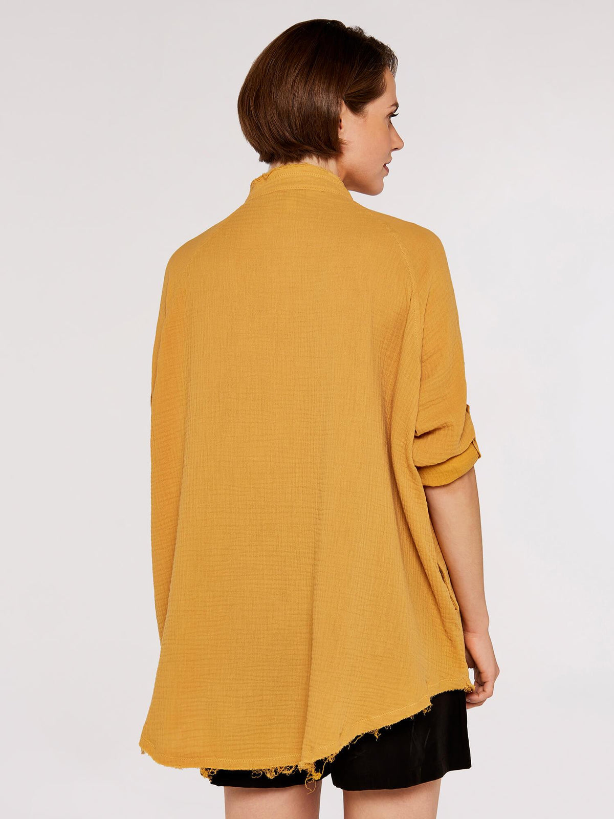 APRICOT - חולצה מכופתרת בצבע צהוב - MASHBIR//365