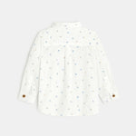 OBAIBI - חולצה מכופתרת בצבע לבן לתינוקות - MASHBIR//365