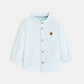 OBAIBI - חולצה מכופתרת בצבע תכלת לתינוקות - MASHBIR//365 - 2