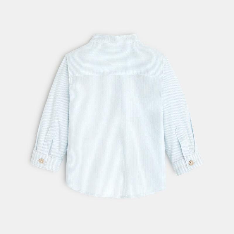 OBAIBI - חולצה מכופתרת בצבע תכלת לתינוקות - MASHBIR//365