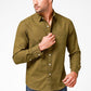 LEVI'S - חולצה מכופתרת בצבע זית - MASHBIR//365 - 2