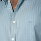 KENNETH COLE - חולצה מכופתרת במבוק לייקרה בצבע תכלת - MASHBIR//365