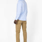 KENNETH COLE - חולצה מכופתרת במבוק ליקרה בצבע תכלת - MASHBIR//365 - 6