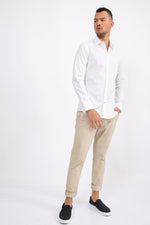 NAUTICA - חולצה מכופתרת BRIGHT WHITE - MASHBIR//365