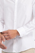 NAUTICA - חולצה מכופתרת BRIGHT WHITE - MASHBIR//365