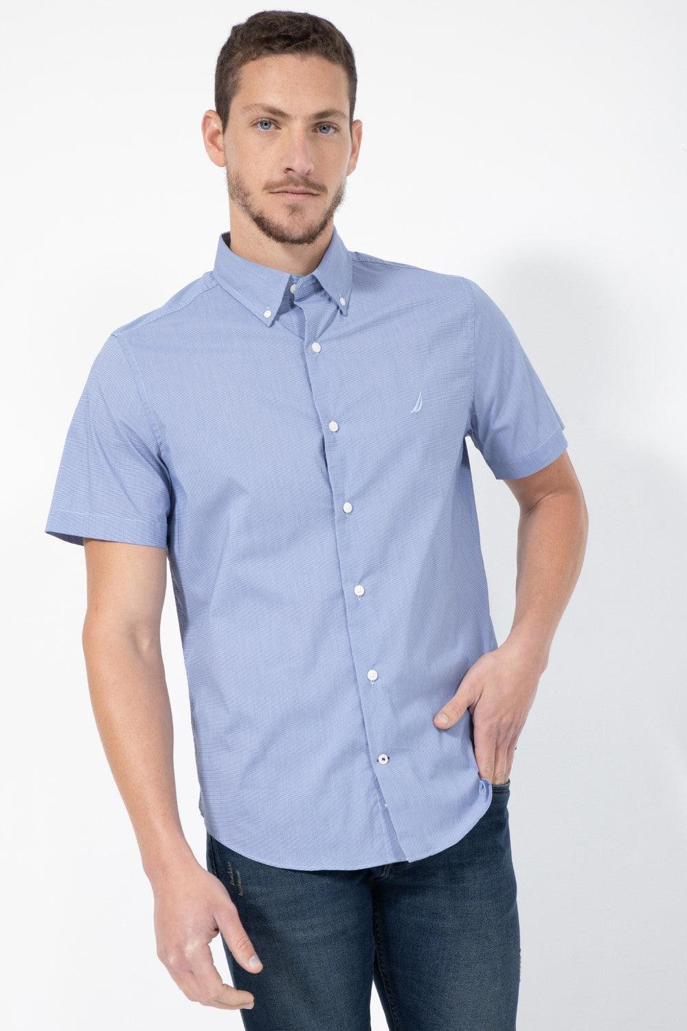 NAUTICA - חולצה מכופתרת CLASSIC FIT תכלת - MASHBIR//365