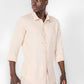 KENNETH COLE - חולצה מכופתרת פשתן בצבע STONE - MASHBIR//365 - 5