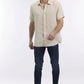 NAUTICA - חולצה מכופתרת קצרה בצבע בז' - MASHBIR//365 - 4