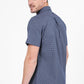 SCORCHER - חולצה מכופתרת קצרה בצבע נייבי - MASHBIR//365 - 2