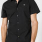 TIMBERLAND - חולצה מכופתרת קצרה עם לוגו בצבע שחור - MASHBIR//365 - 2