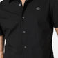 TIMBERLAND - חולצה מכופתרת קצרה עם לוגו בצבע שחור - MASHBIR//365 - 4