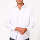 SCORCHER - חולצה מכופתרת לגבר בצבע לבן - MASHBIR//365 - 1