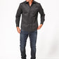SCORCHER - חולצה מכופתרת לגבר בצבע שחור - MASHBIR//365 - 4