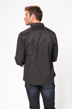 SCORCHER - חולצה מכופתרת לגבר בצבע שחור - MASHBIR//365