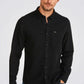 LEE - חולצה מכופתרת לגברים BUTTON DOWN בצבע שחור פחם - MASHBIR//365 - 1