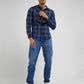 LEE - חולצה מכופתרת לגברים CLEAN WESTERN בצבע כחול - MASHBIR//365 - 4