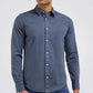 LEE - חולצה מכופתרת לגברים PATCH בצבע אפור - MASHBIR//365 - 1