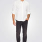 LEE - חולצה מכופתרת לגברים PATCH SHIRT בצבע לבן - MASHBIR//365 - 1