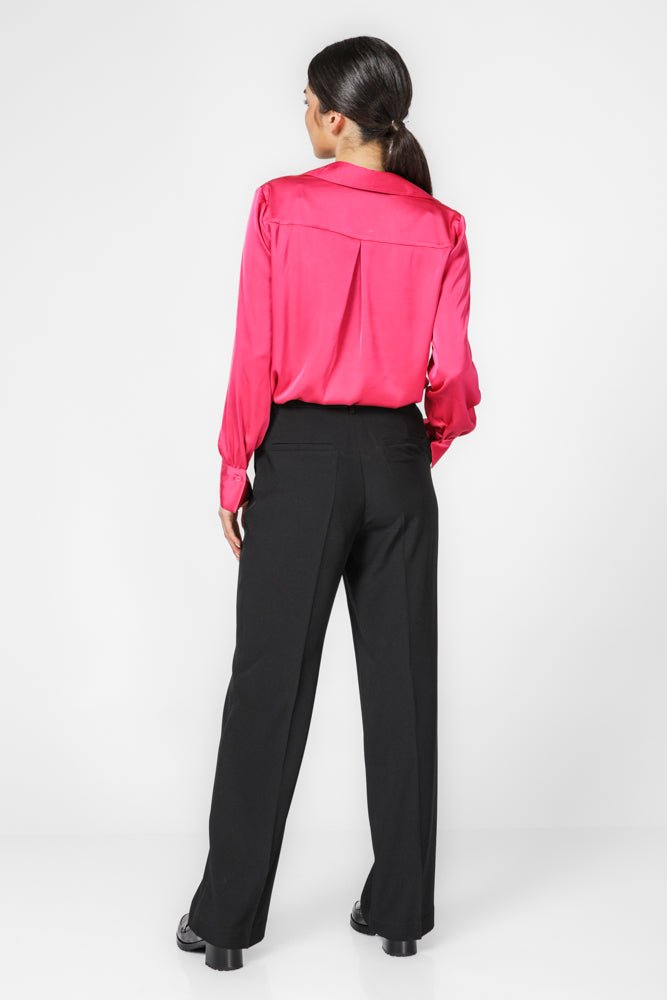 KENNETH COLE - חולצה מכופתרת לנשים בצבע ורוד - MASHBIR//365