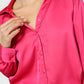 KENNETH COLE - חולצה מכופתרת לנשים בצבע ורוד - MASHBIR//365 - 5