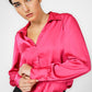KENNETH COLE - חולצה מכופתרת לנשים בצבע ורוד - MASHBIR//365 - 4