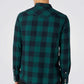 WRANGLER - חולצה מכופתרת LS WESTERN בצבע ירוק ושחור - MASHBIR//365 - 2