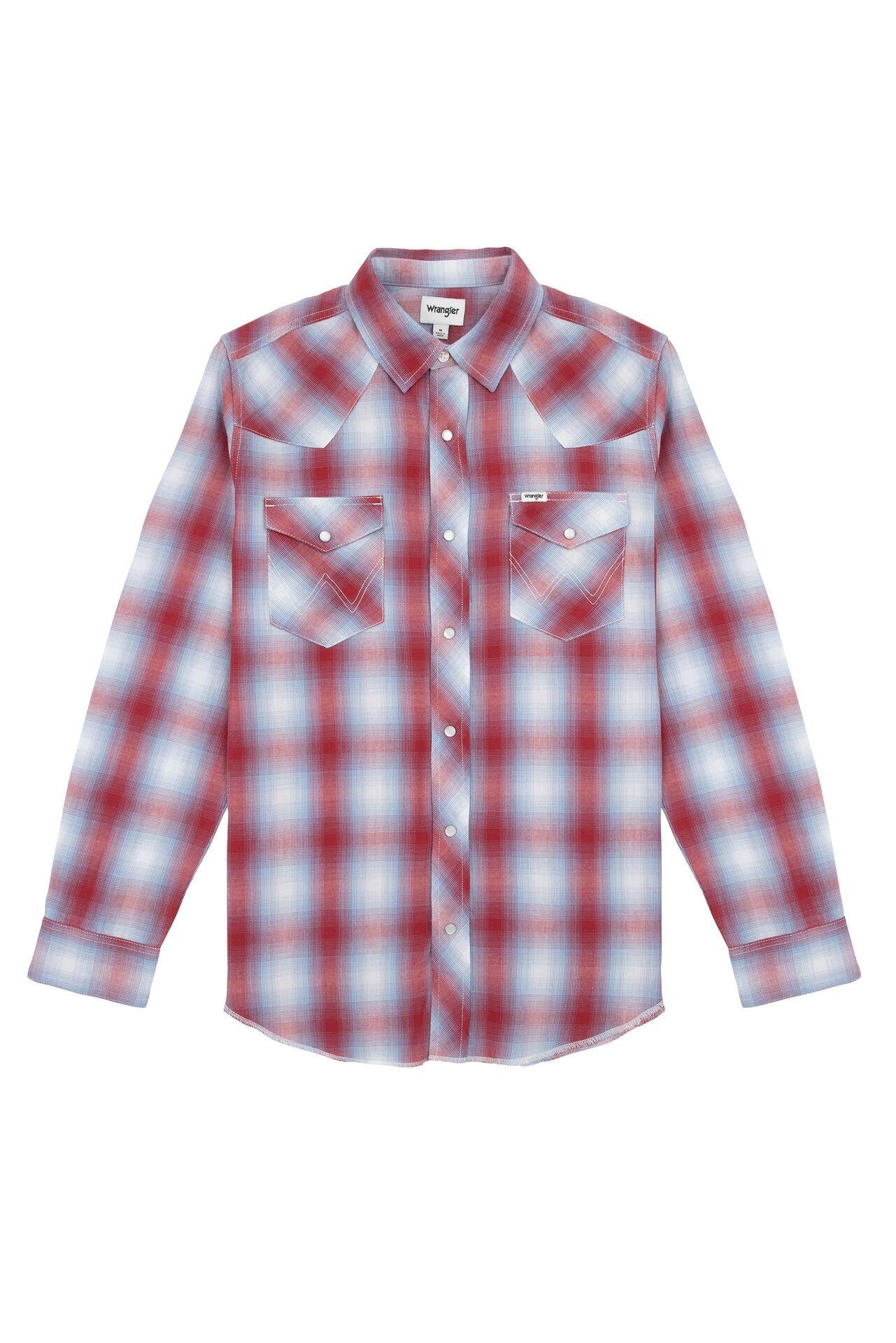 WRANGLER - חולצה מכופתרת עם משבצות - MASHBIR//365