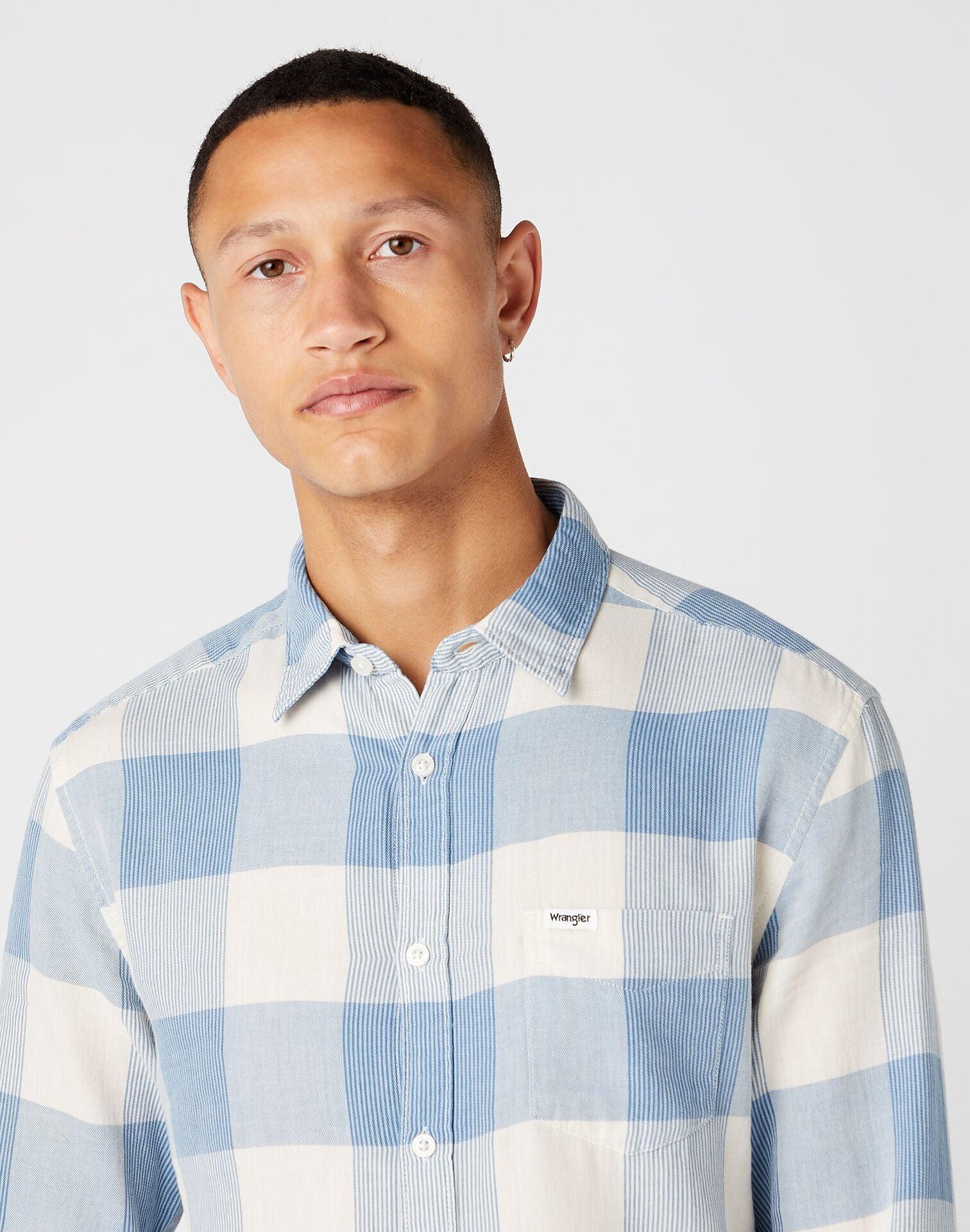 WRANGLER - חולצה מכופתרת עם משבצות - MASHBIR//365