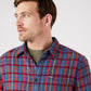 WRANGLER - חולצה מכופתרת משבצות בצבע נייבי - MASHBIR//365 - 3