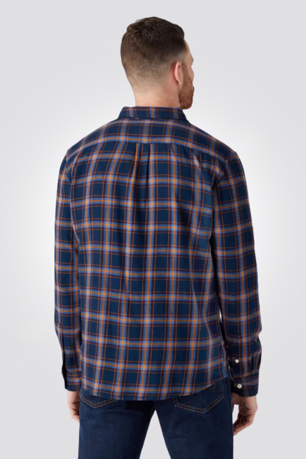 WRANGLER - חולצה מכופתרת משבצות בצבע כחול - MASHBIR//365