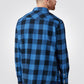 WRANGLER - חולצה מכופתרת משבצות בצבע כחול ושחור - MASHBIR//365 - 2