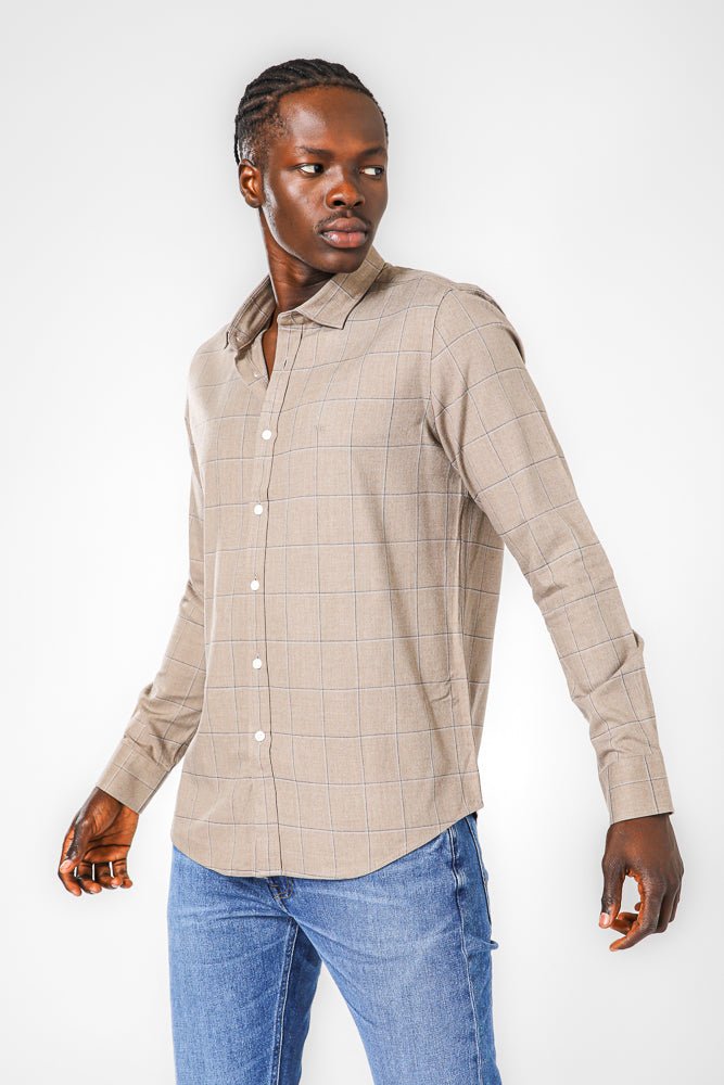 KENNETH COLE - חולצה מכופתרת משובצת - MASHBIR//365