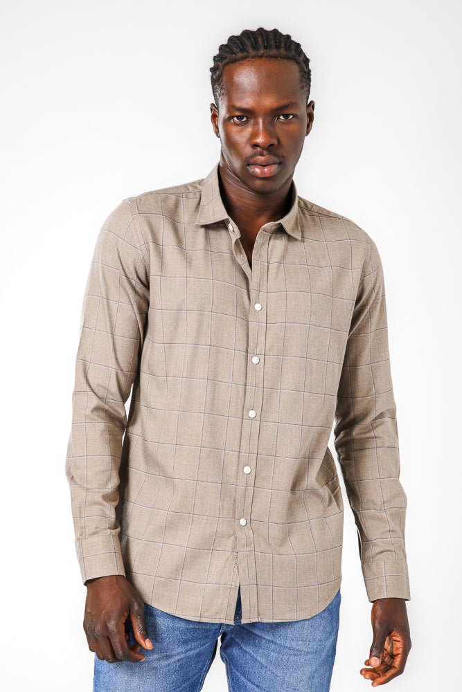 KENNETH COLE - חולצה מכופתרת משובצת - MASHBIR//365