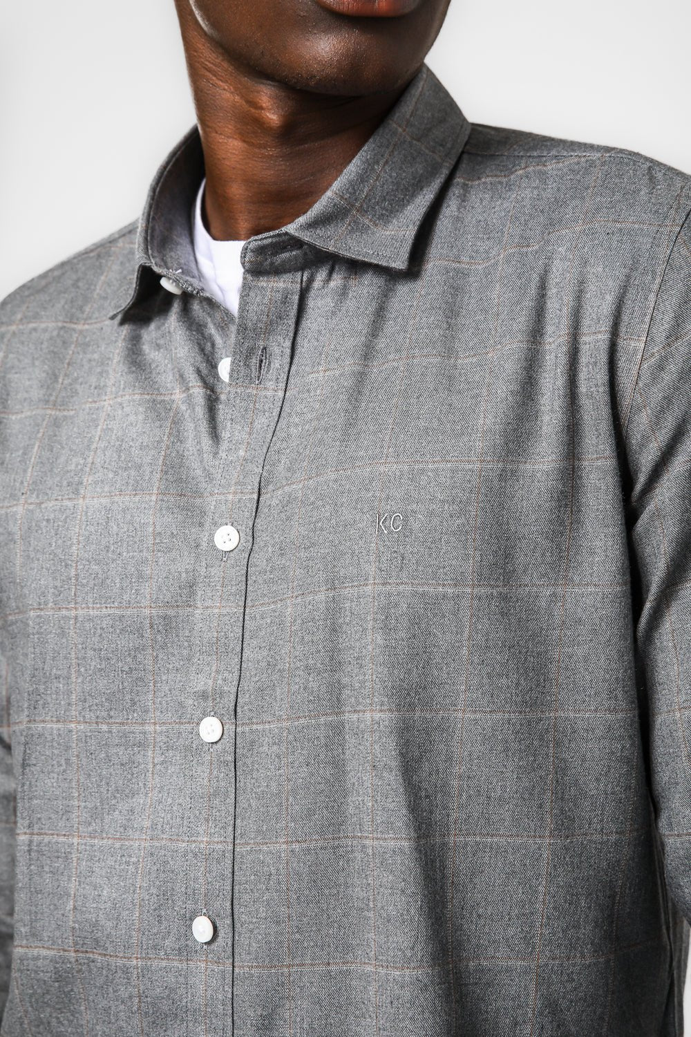 KENNETH COLE - חולצה מכופתרת משובצת - MASHBIR//365