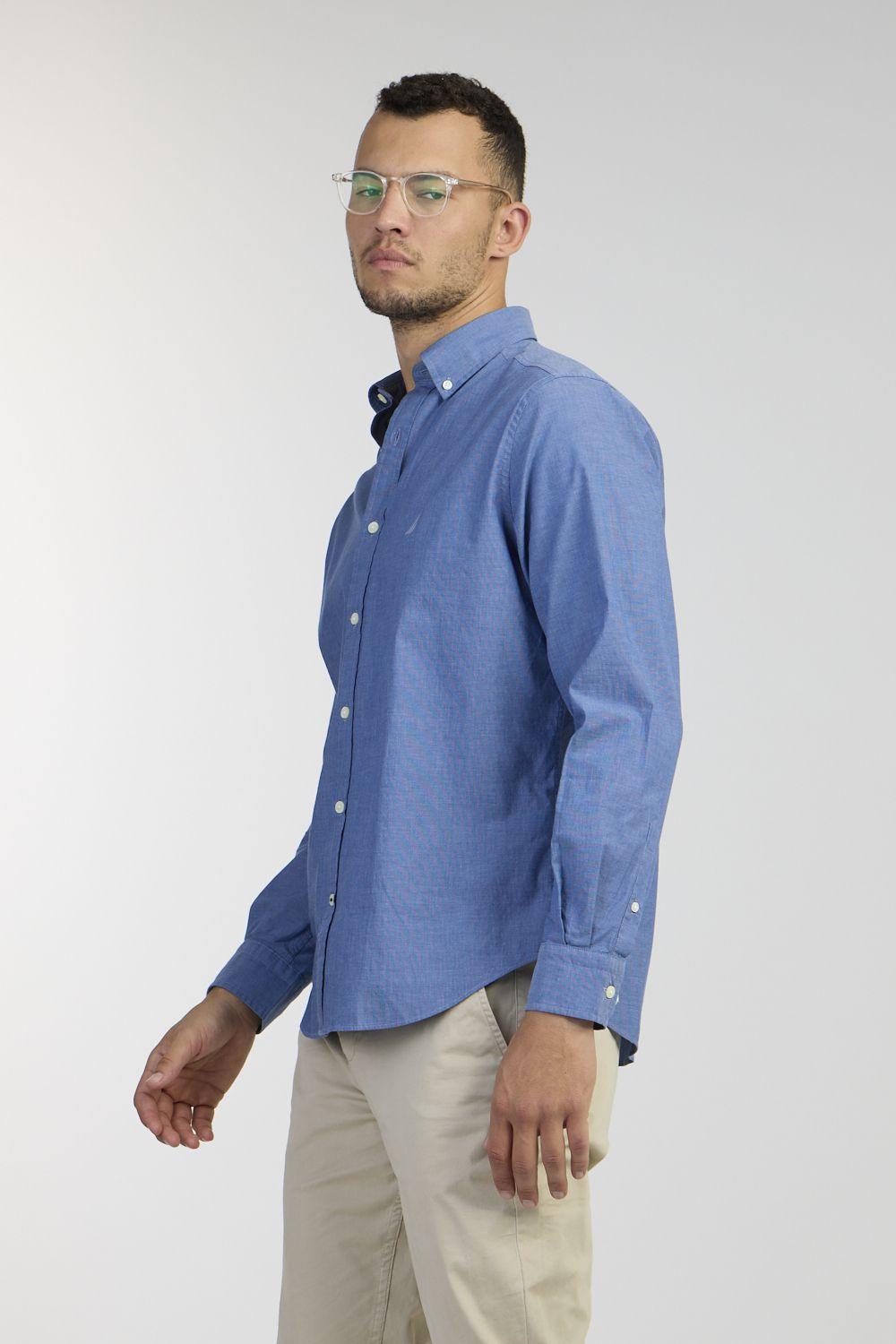 NAUTICA - חולצה מכופתרת NOON BLUE - MASHBIR//365