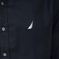 NAUTICA - חולצה מכופתרת שחור CLASSIC FIT - MASHBIR//365