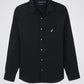 NAUTICA - חולצה מכופתרת שחורה TAILORED FIT - MASHBIR//365